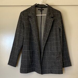 Banana Republic Gray Plaid Blazer